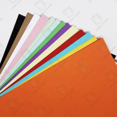 qualità 100% carta colorata di pasta di legno carta da costruzione 36 colori 60-400gm OEM fabbrica